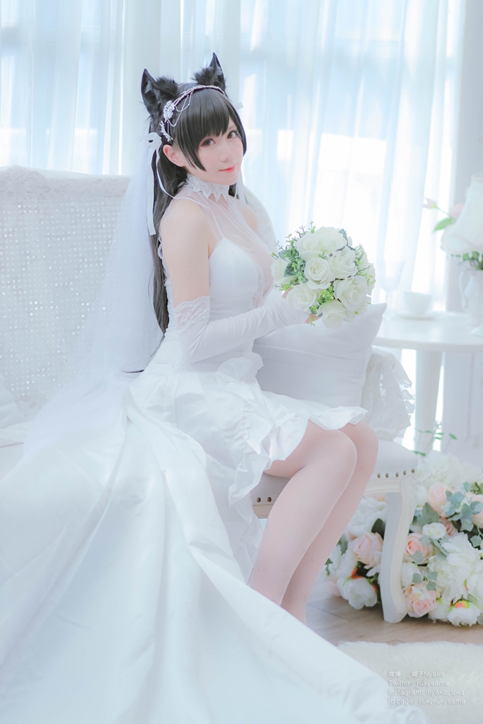 Nyako 喵子 Bride Atago 10