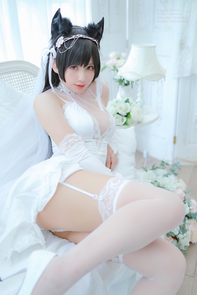 Nyako 喵子 Bride Atago 56