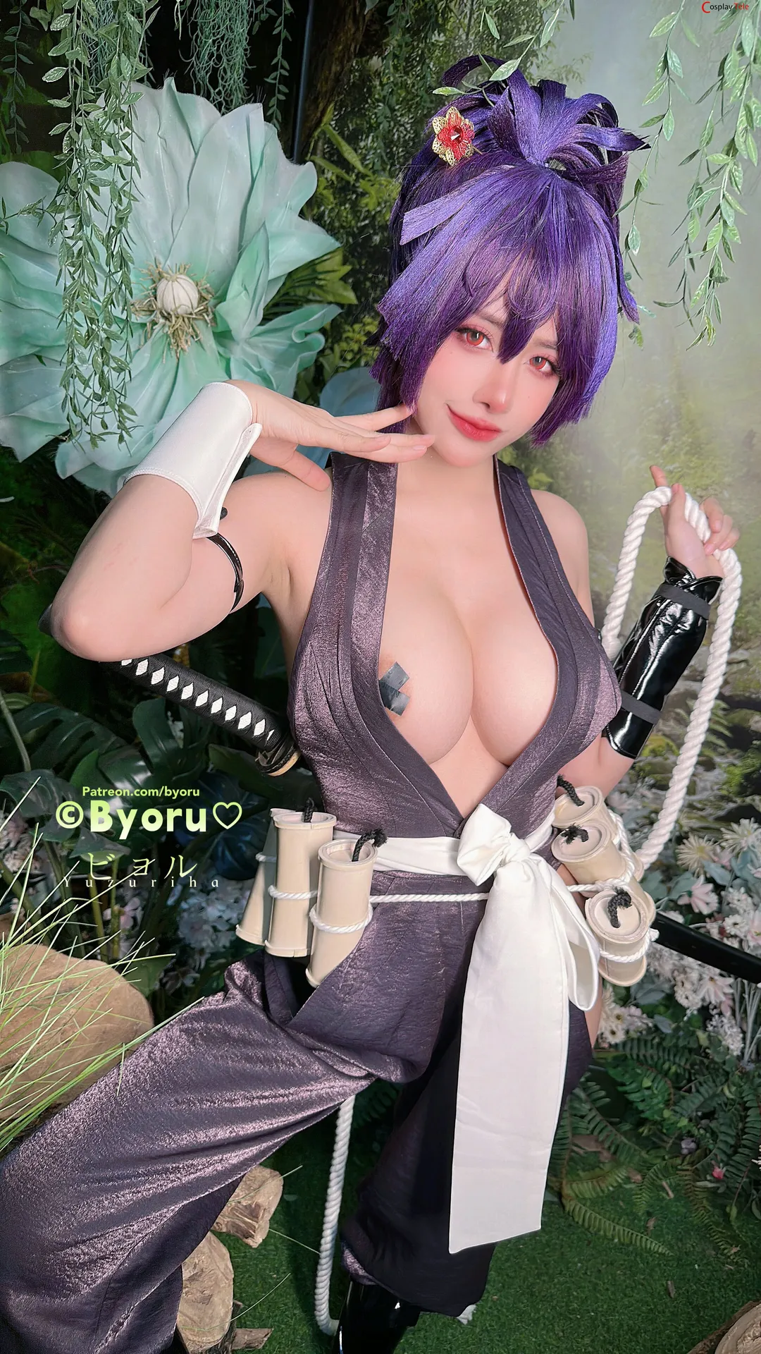 Byoru cosplay Yuzuriha Jigokuraku 50 result.webp.webp