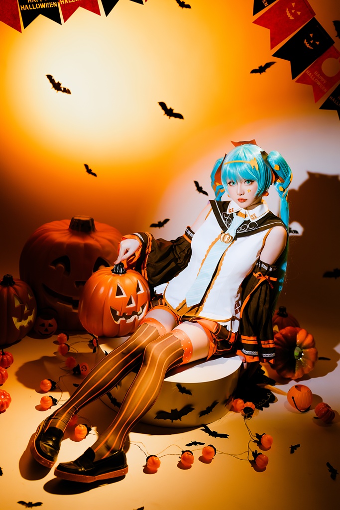 Hoshilily 星之迟迟 Hatsune Miku Halloween 12